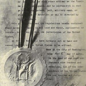 Wilson's declaration of war