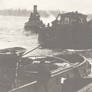 Russian boats on Lake Ladoga