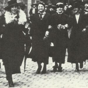 militant 'midinettes' on the march