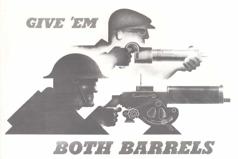 early US war poster