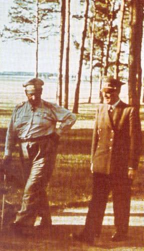 Hitler in the Fuehrer's headquarters in Vinnitsa