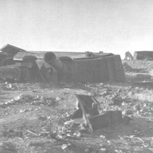 destroyed gun turrets of the Fort Maxim Gorky