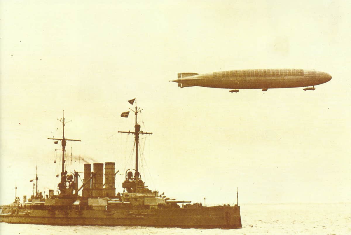 Diary June 14, 1917 18 Germany Navy scouting Zeppelin
