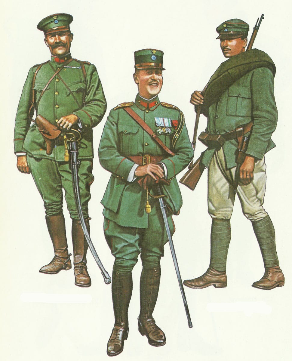 Uniforms Greek Army World War One