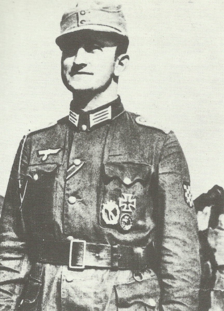 Axis Eastern Front allies 2 Captain of the German Army's Croat Legion