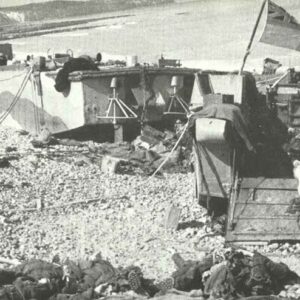 beach of Dieppe after the raid
