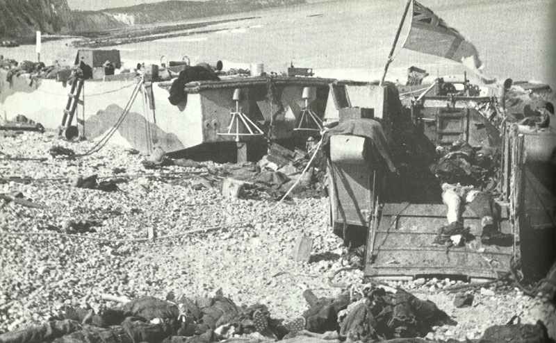 Diary August 19, 1942 30 beach of Dieppe after the raid
