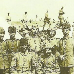 Turkish officers on the eastern front.