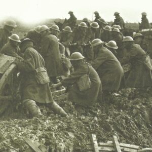 field gun in mud at Ypres