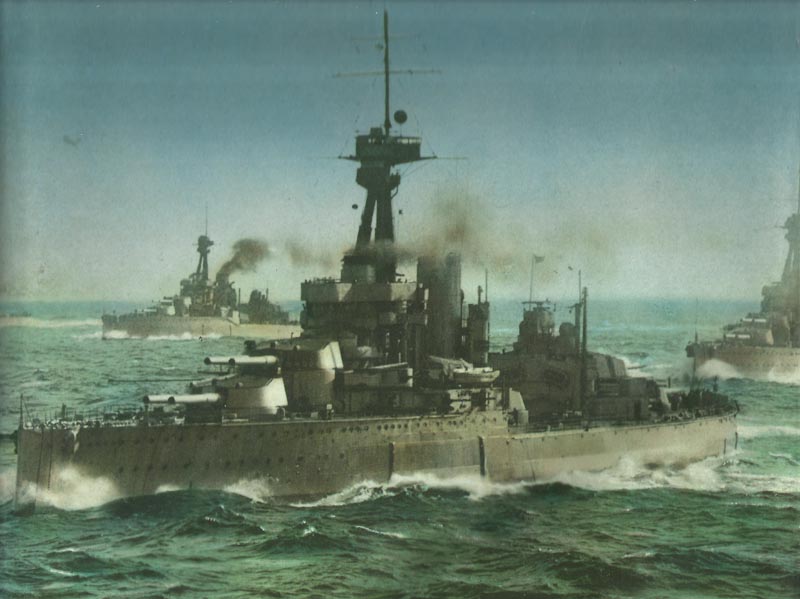 Diary September 10, 1917 18 British ships of the Orion class
