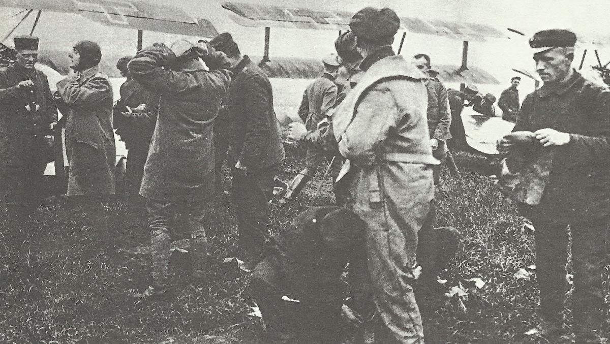 Diary September 23, 1917 32 sortie with Fokker Dr.I triplanes.