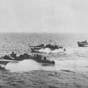 British MGBs (motor gun boats).