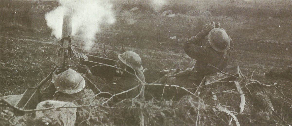 Diary September 26, 1917 20 Australian Army Vickers machine-gun team