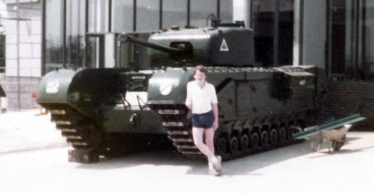 Churchill tank at RAC Tank Museum