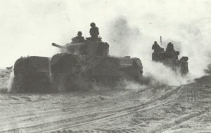 Churchill tanks at Second Alamein