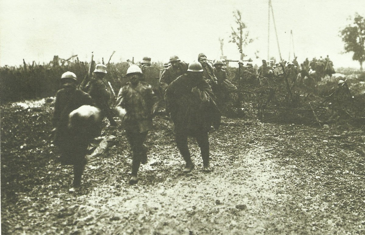 Diary October 30, 1917 2 Disarmed Italion PoWs are hurried into captivity