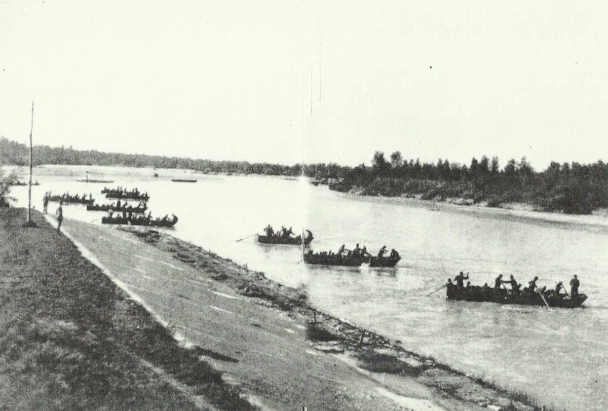 Diary October 28, 1917 10 Infantry crosses a river in Northern Italy