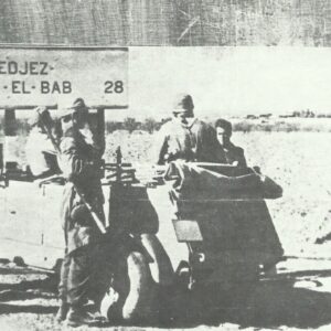 German paratroopers on their way to Medjez-el-Bab in Tunisia