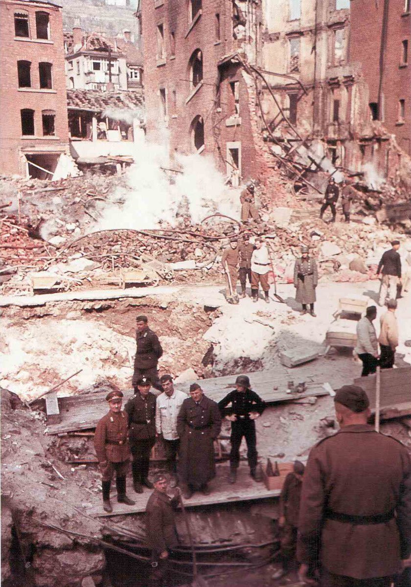 Stuttgart after air raid