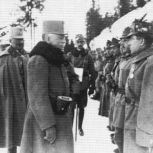 Conrad von Hoetzendorf inspecting troops