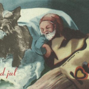 Christmas card 'God jul'