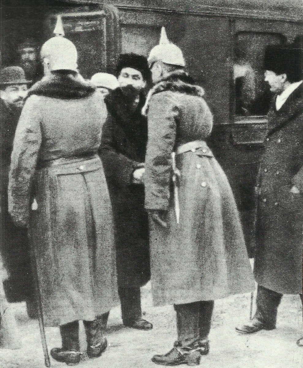Arrival of Trotzky at Brest-Litovsk