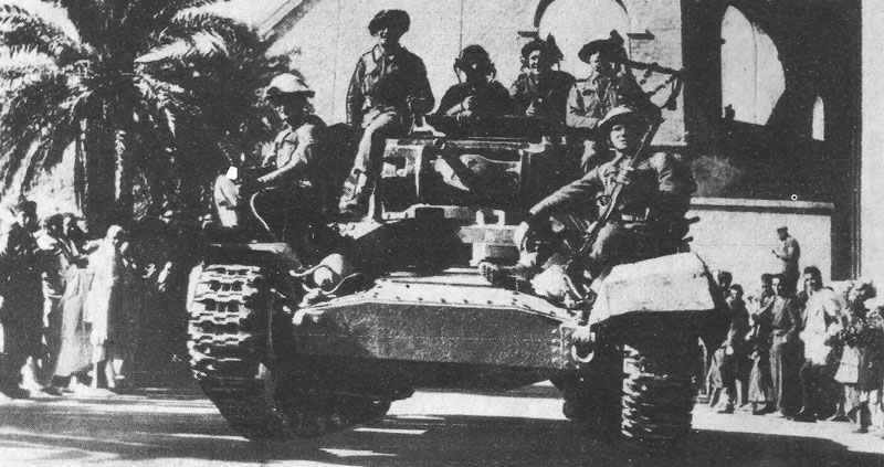 8th Army enters Tripoli