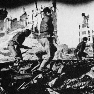 assaults of Russian infantry in Stalingrad