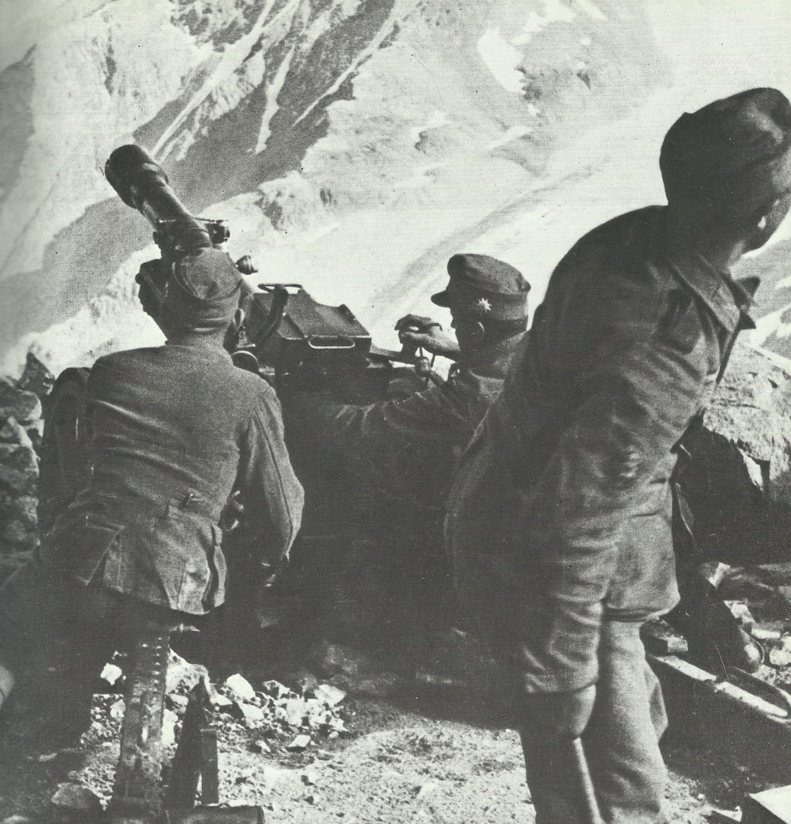 German mountain troops in the high Caucasus
