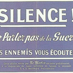 France: pay attention to enemy agents and spies