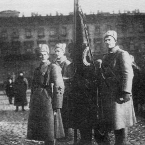 Soldiers of the new Red Army