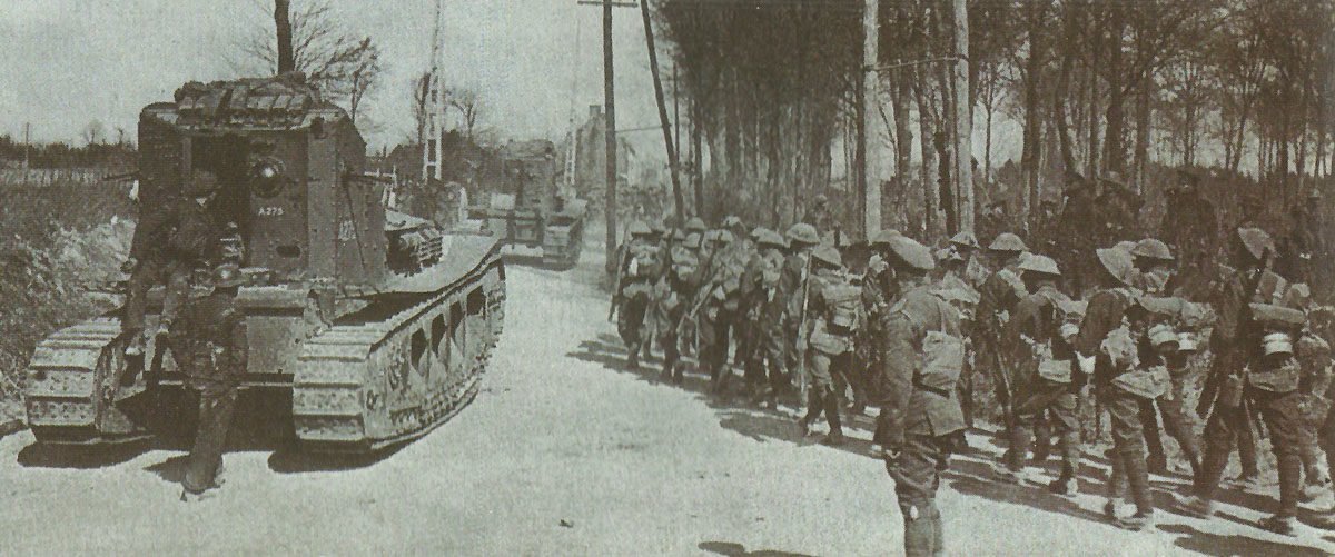 Whippet tanks first action