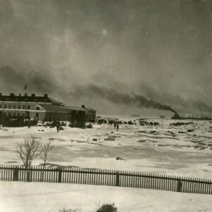 German troops landing on Aaland islands