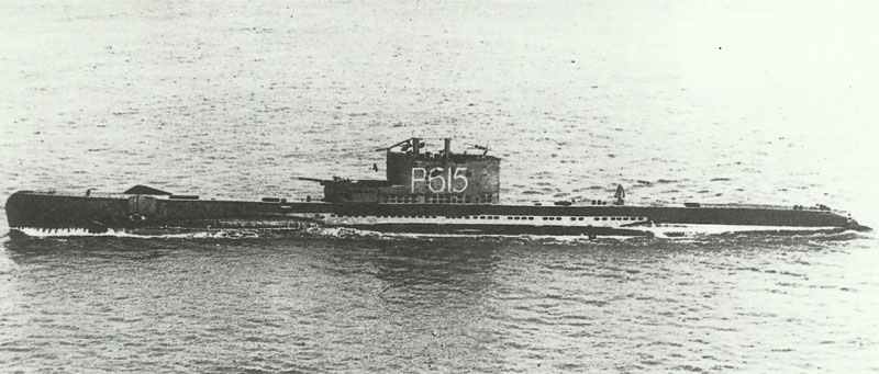 Diary April 15, 1943 40 British submarine P.615