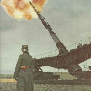 German long-range railway gun