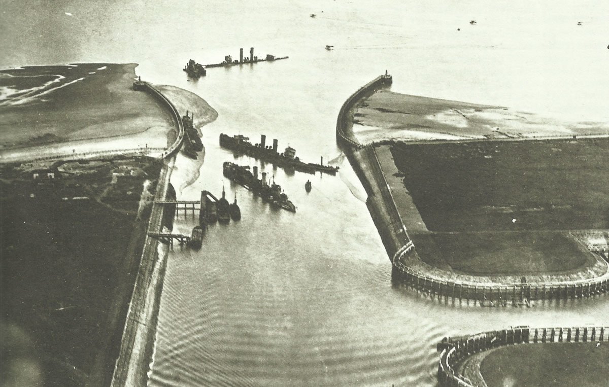 Diary April 22, 1918 14 Zebrugge after the British raid