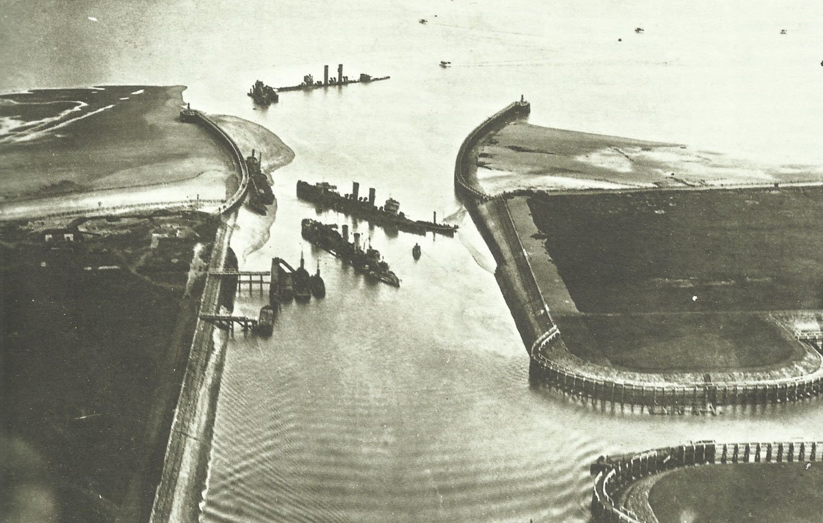Zebrugge after the British raid