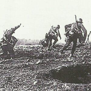 Assault of German infantry