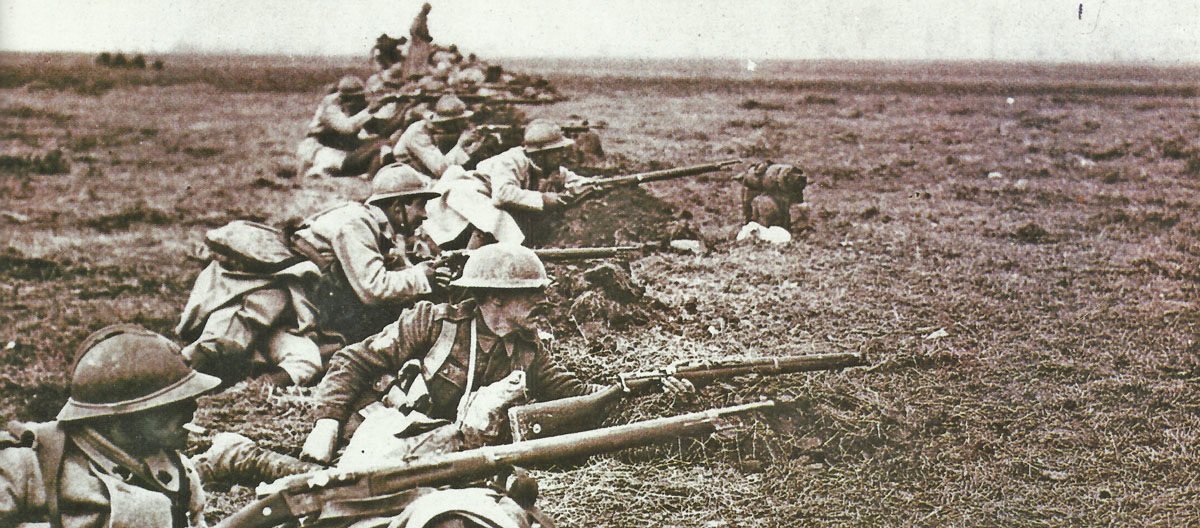British and French soldiers