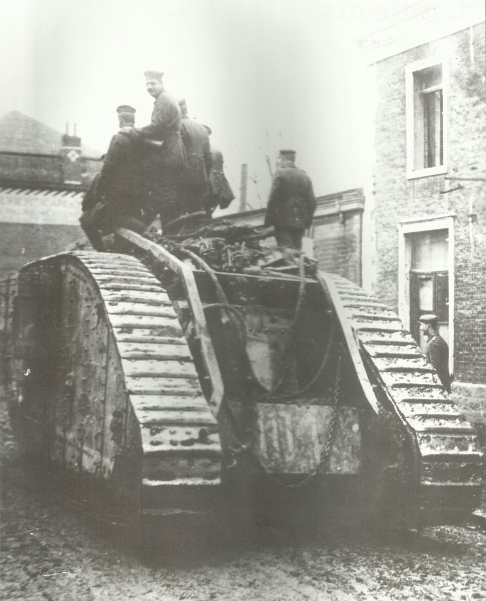 captured British tank Mark IV
