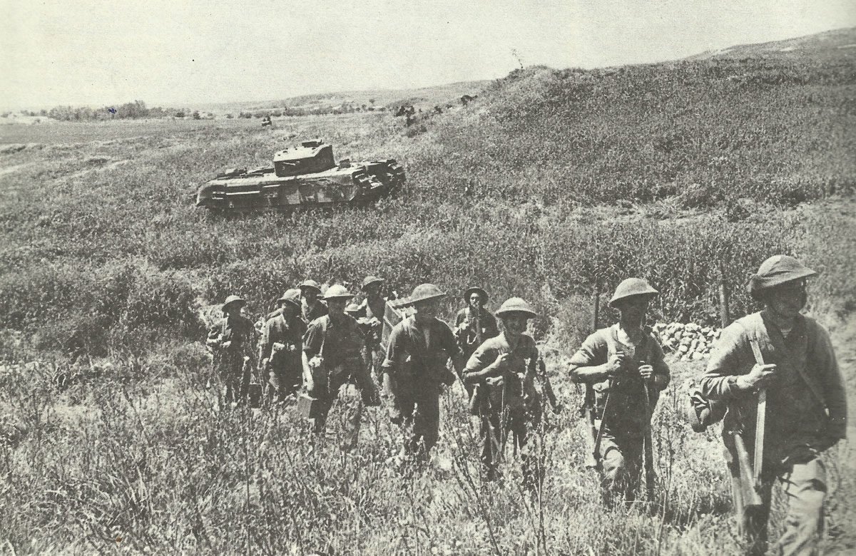 Diary April 29, 1943 34 British infantry advances