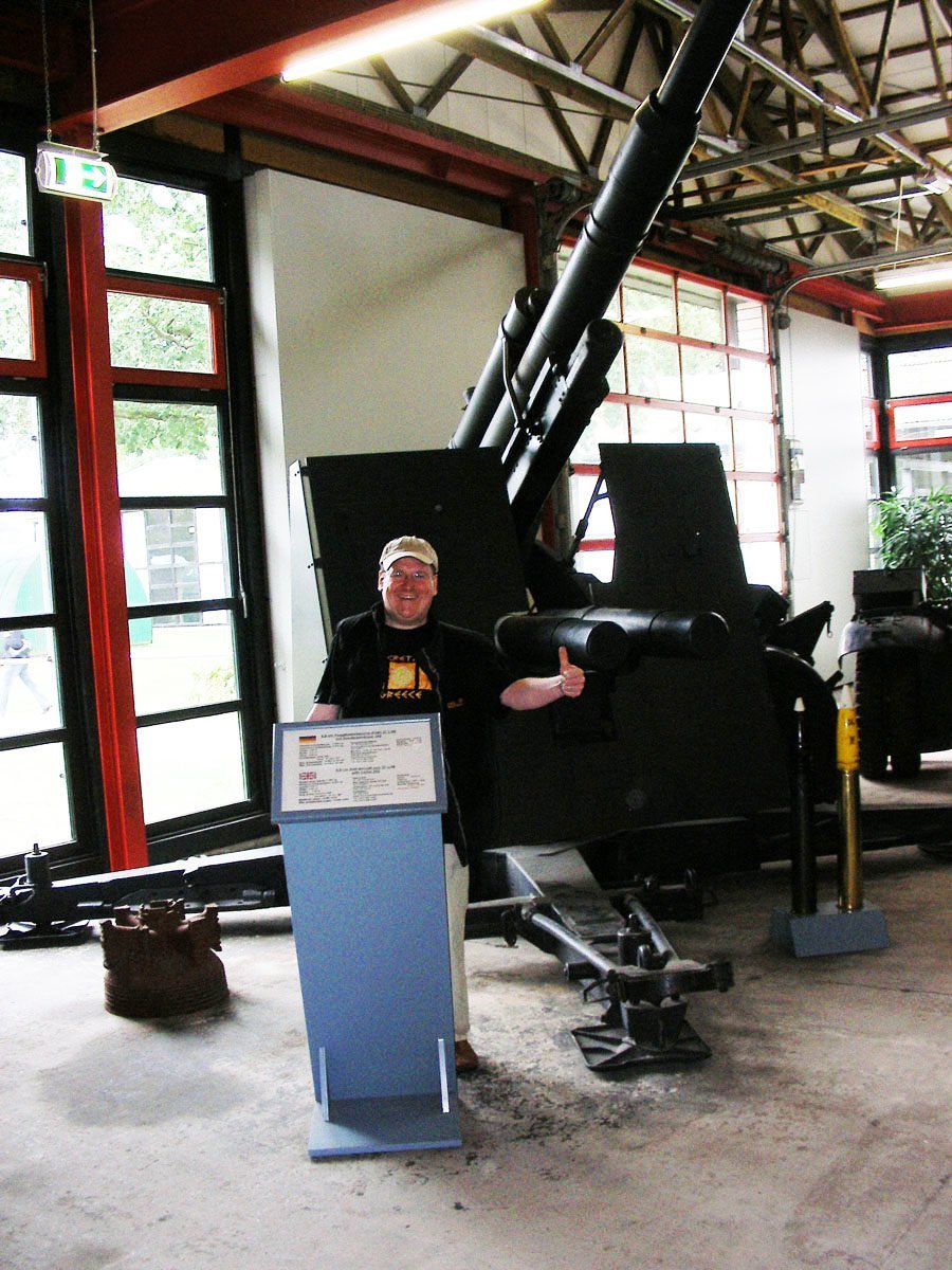 88 mm gun Flak 18, 36, 37 2 88mm Flak in Panzer museum Munster (Germany)