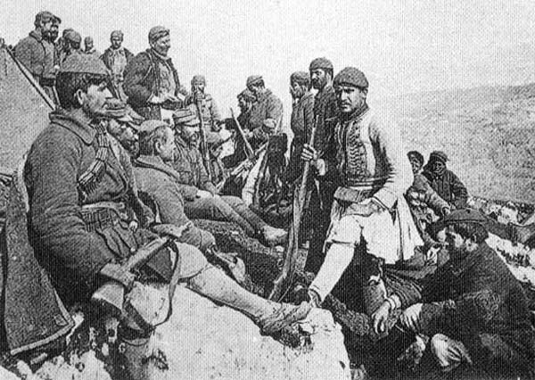 Greek Evzones in May 1918