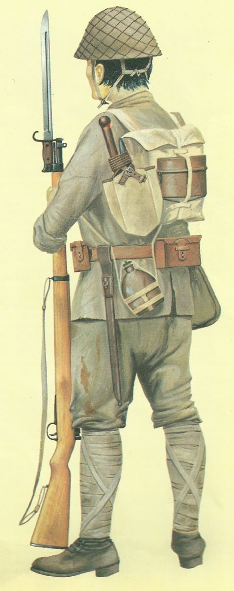 Ariska Rifle Meiji 38 6 Japanese soldier in the Second World War