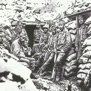 position in the Alps 1918.