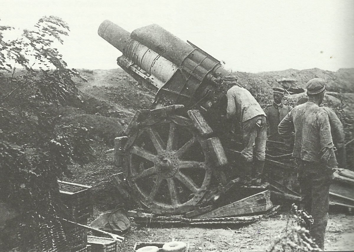 German 21-cm (8in) howitzer