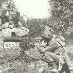 Browning M1917A1 machine gun in Italy 1944