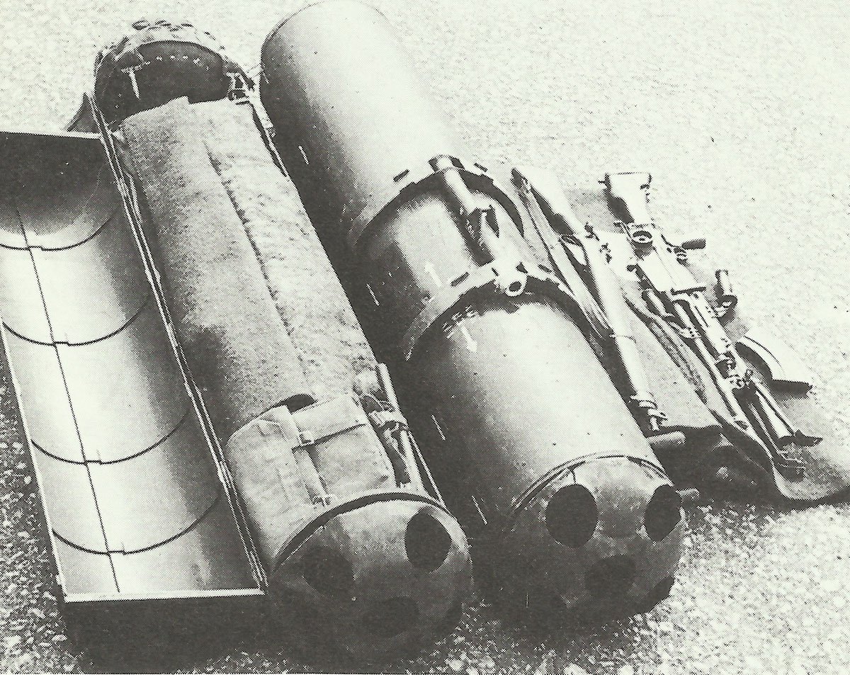parachute containers from the British SOE