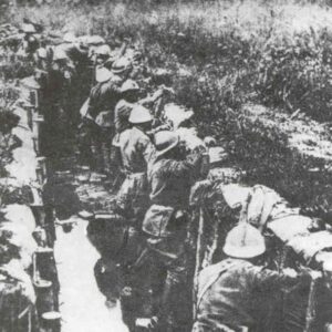 Italian infantry in the Piave line