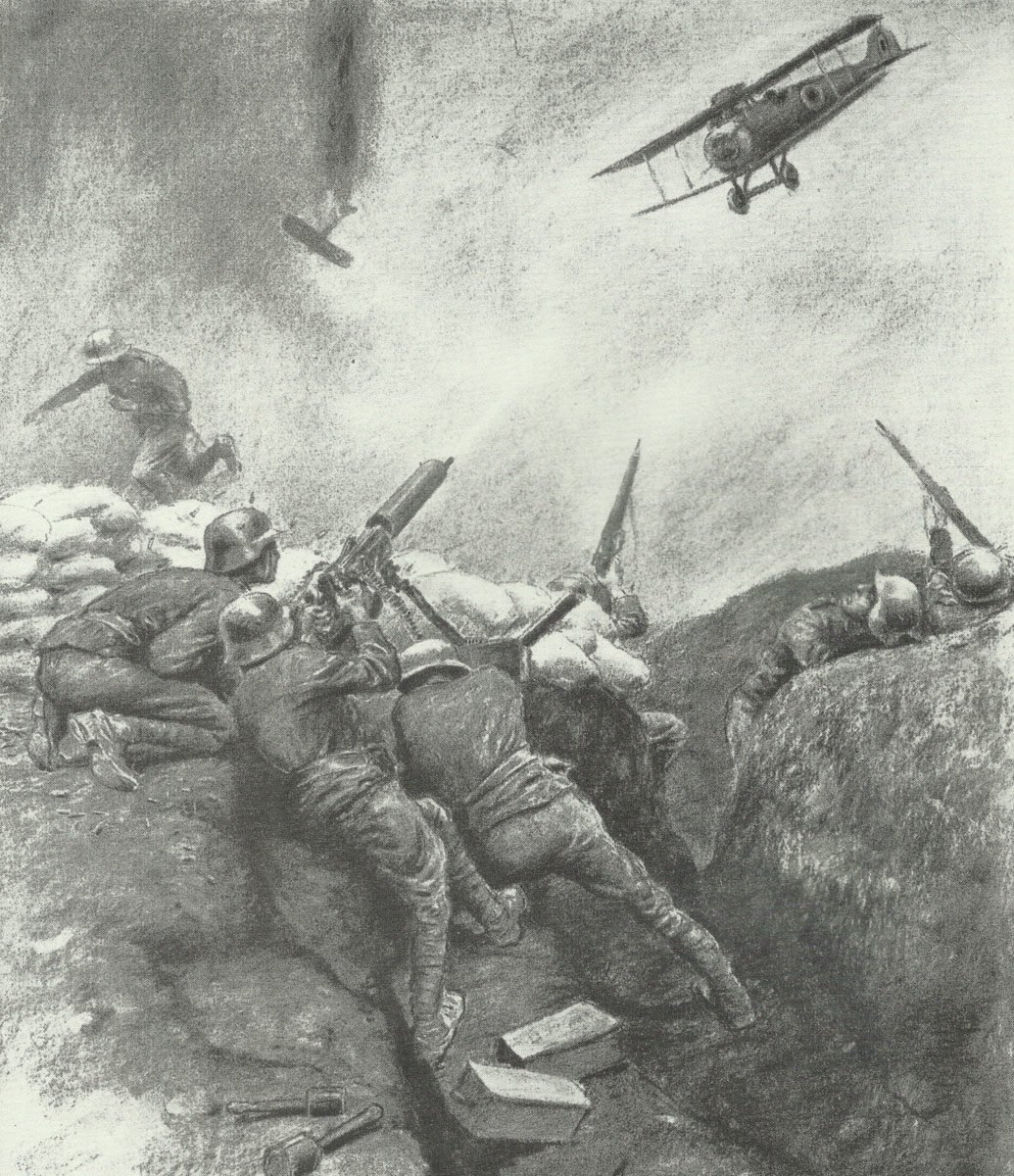 Austro-Hungarian aircraft in World War I 11 Austrian-Hungarian troops fought strafing British planes